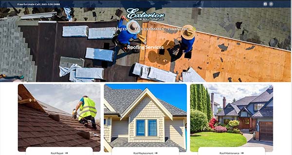 Roofing Website Designer